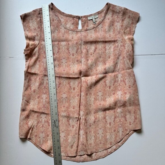 Bundle of 3 Blouses Talbots Metallic Floral American Eagle Pink Joie Silk Sz XS - Picture 5 of 16